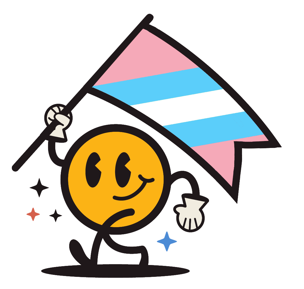 Trans March Sticker